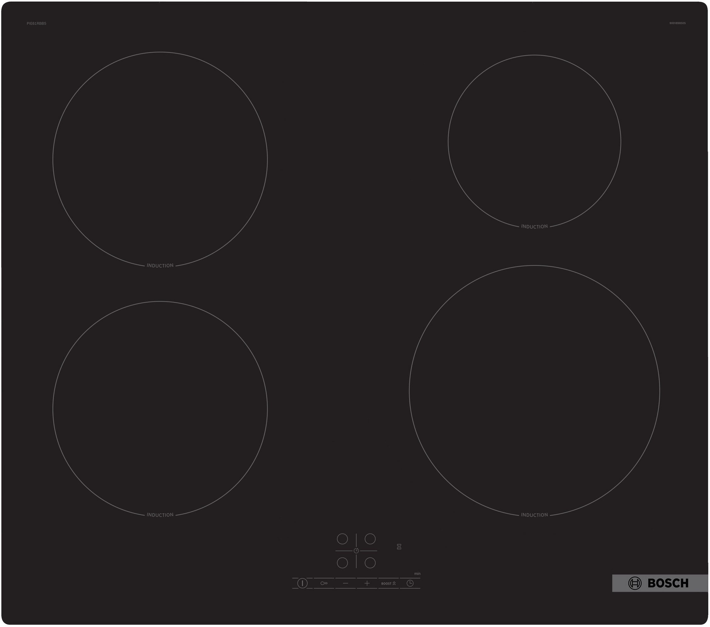 Induktions-Kochfeld Serie 4 PIE61RBB5E