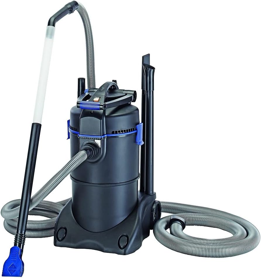 Oase 37102 PondoVac 3, 1600 W, 4000 l/h - Vijverslibzuiger, zwembadstofzuiger voor snelle bodemreiniging, waterbehandeling, voor vijvers van elk type en huishoudelijk gebruik