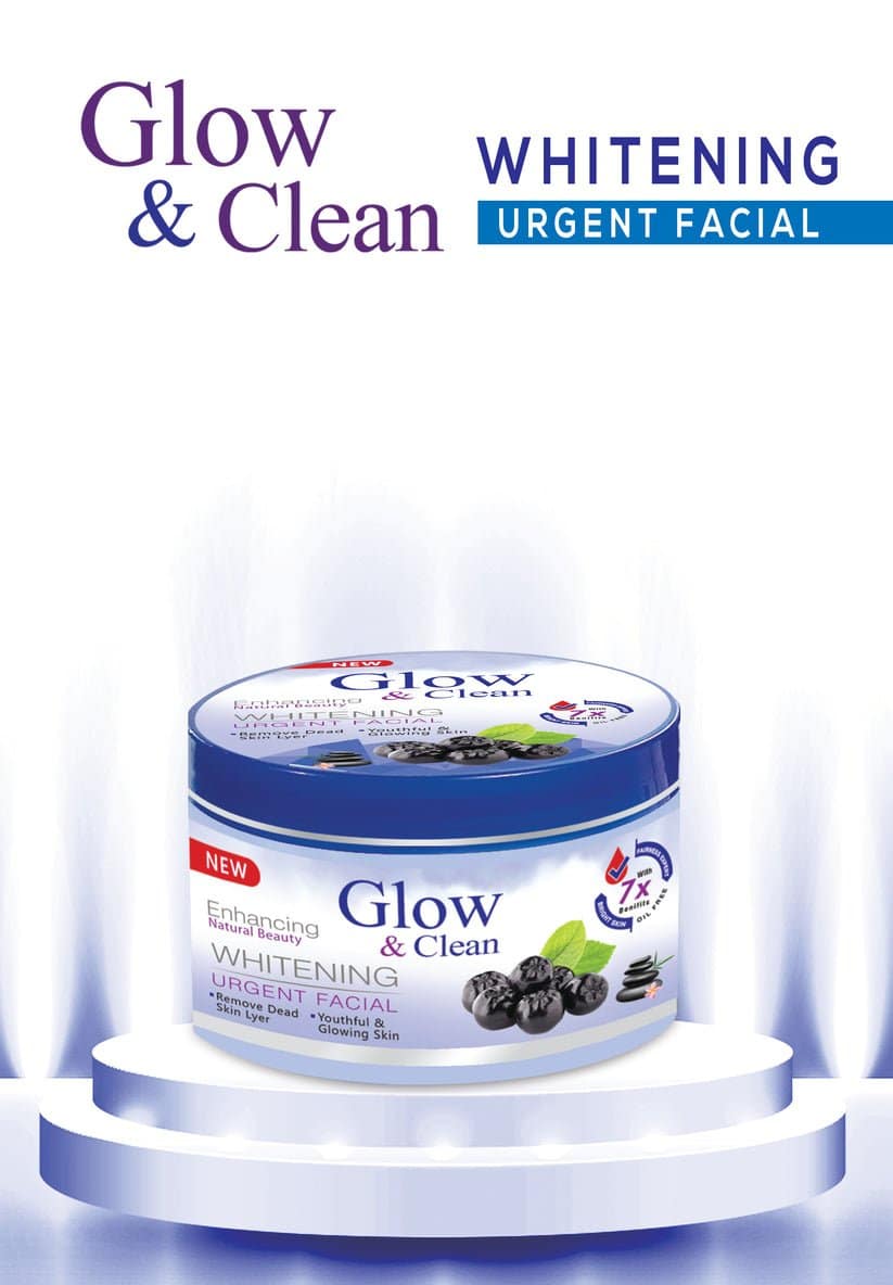 Glow & Clean Whitening Urgent Facial Jar ✨️