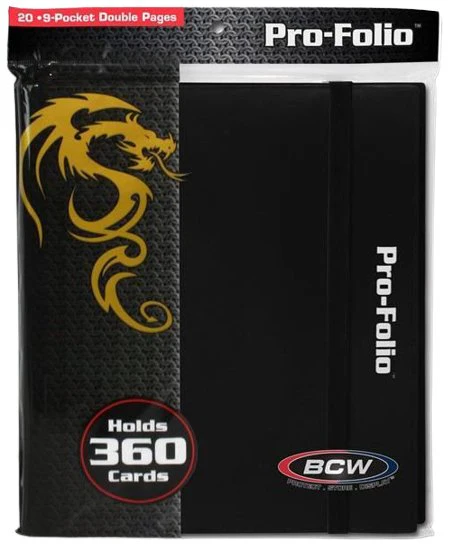 BCW Pro Folio Binder 9 Pocket