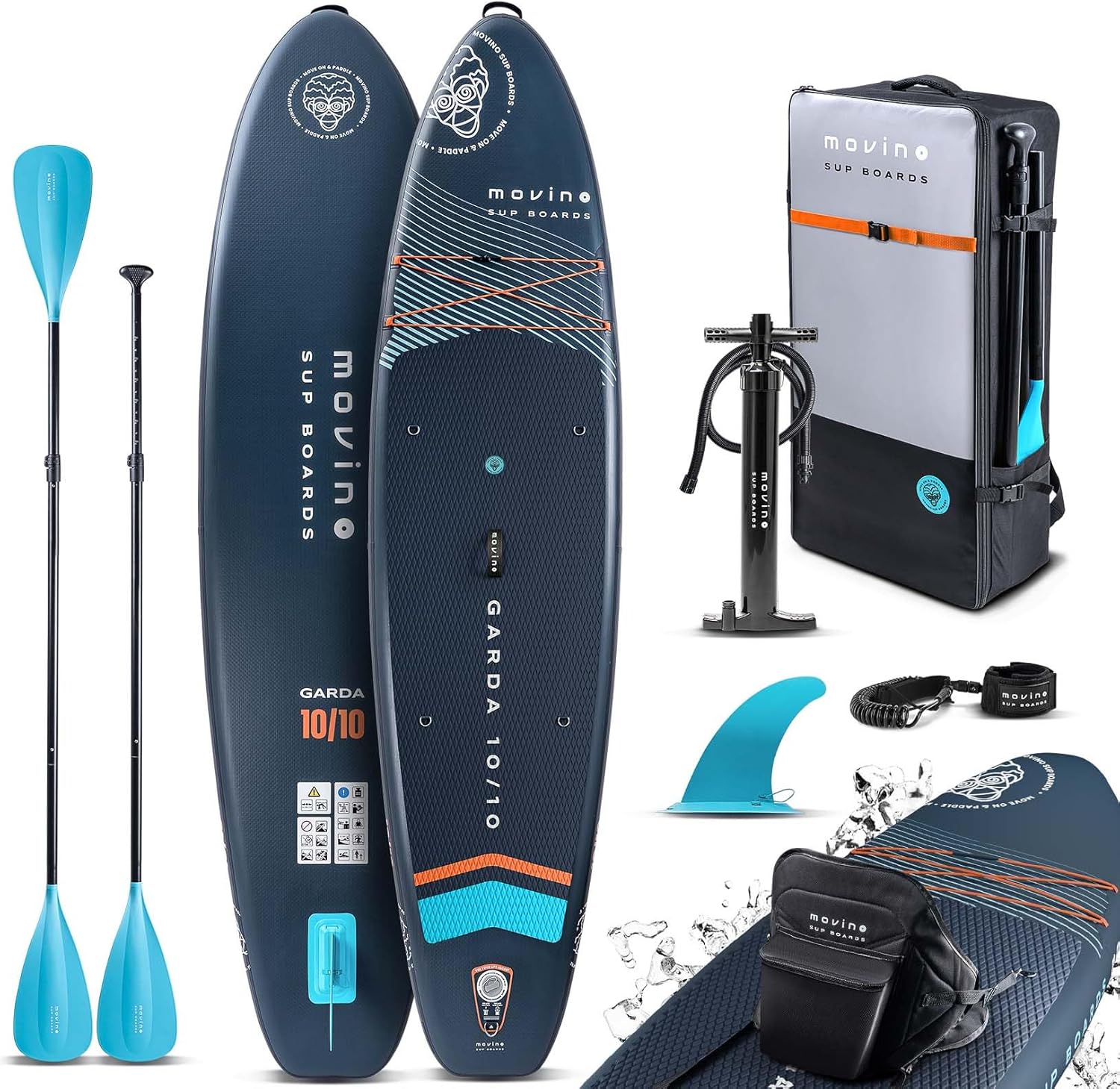 Movino Garda Allround 10'10” SUP Stand Up Paddling Board Set Tavola Gonfiabile Stand Up Paddleboard Leggera Sup Boards And Accessories Water Sport 330 cm