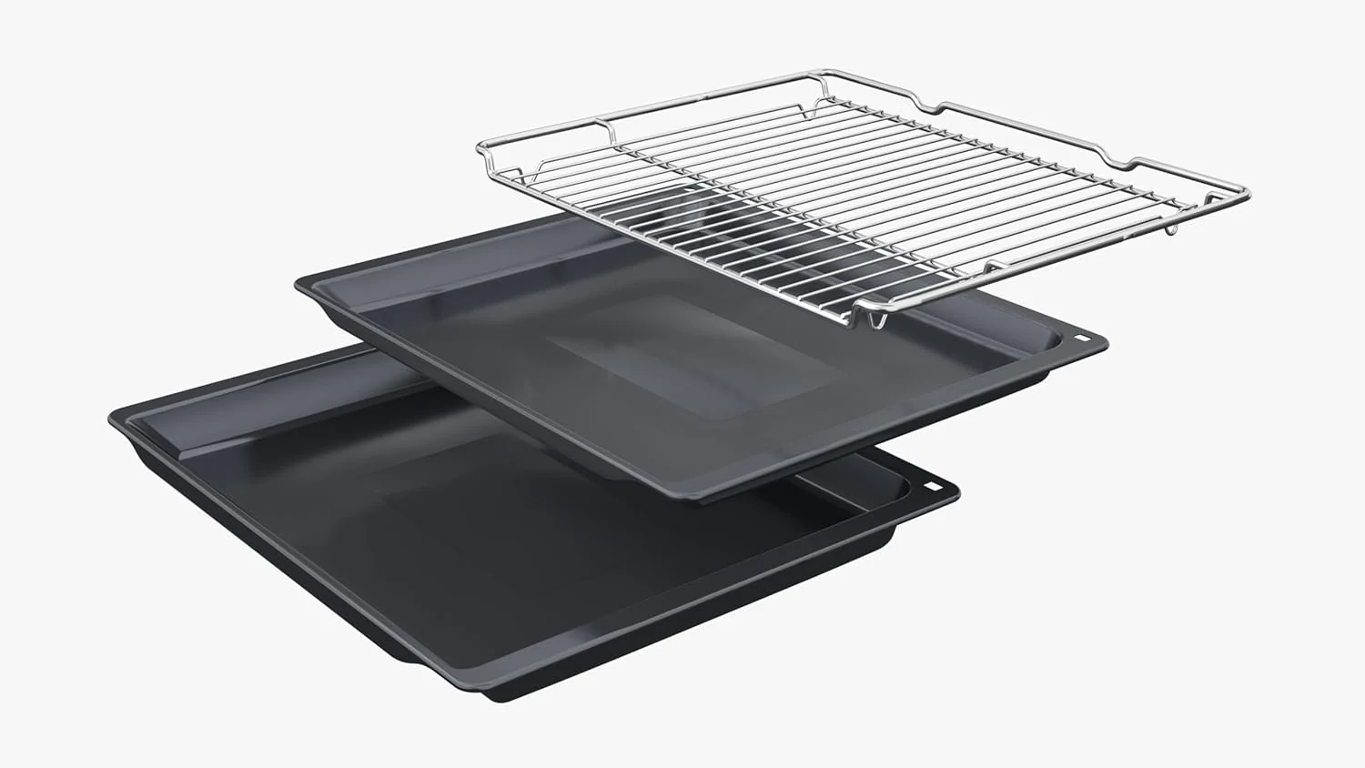 Bosch HMG7361B1, Serie 8 smarter Einbau-Backofen mit Mikrowellenfunktion, 60 x 60 cm, Made in Germany, Schwarz, Air Fry, Digitaler Bedienring, Touchdisplay, Automatikprogramme, Reinigungsunterst��tzung