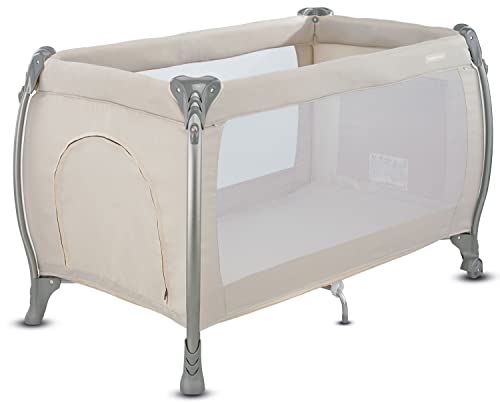 Inglesina Lodge Lettino da Viaggio, Ecrù, Design Contemporaneo, Doppia Altezza, Comodo e Trasportabile, Protezione Insetti, Multifunzionale : Amazon.it: Prima infanzia