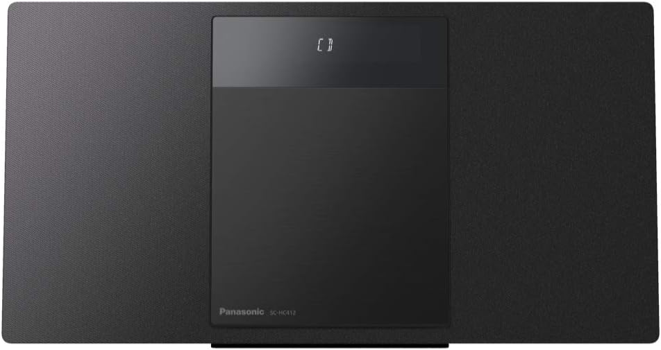 Panasonic SC-HC412EG-S Hi-Fi System Micro Compact Multisource, CD, Bluetooth, FM Radio, DAB+, AUX-IN Autoplay, USB, Space Tune, LincsD-Amp, High Quality Audio, Wall Mountable, Silver