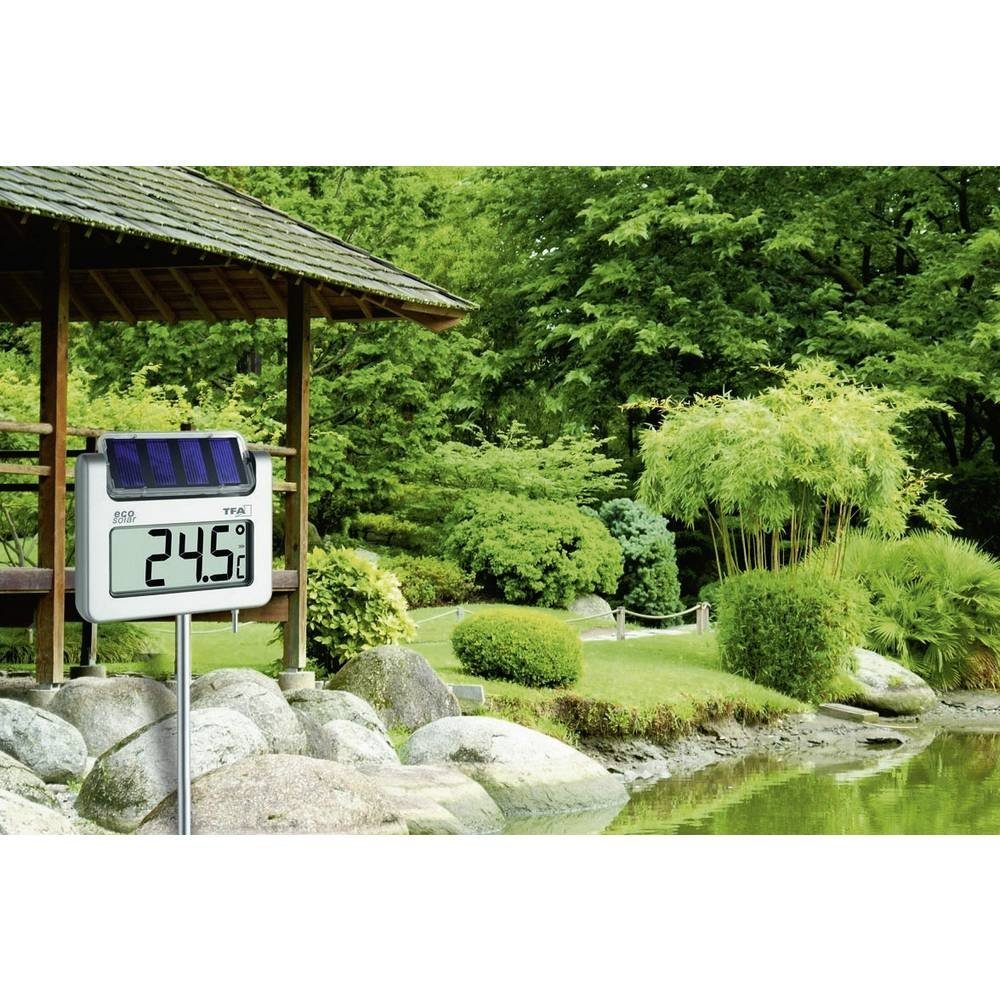 Gartenthermometer Gartenthermometer mit Solar-Beleuchtung 30.2026