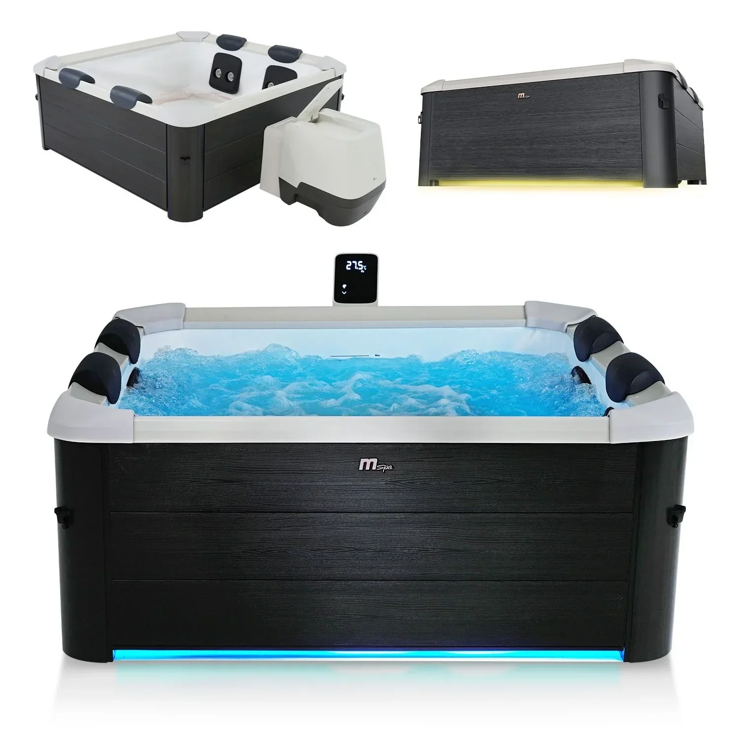 2026 Spa Whirlpool Oslo con iluminación LED