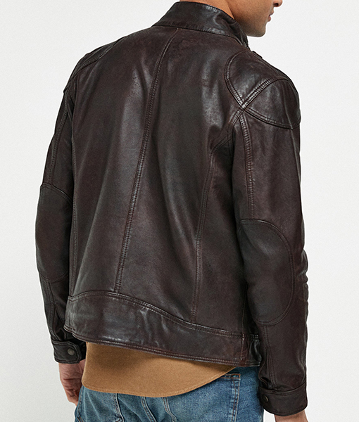 Albert  Brown Leather Jacket