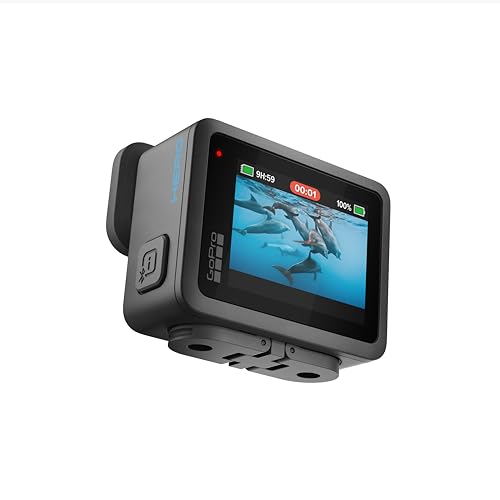 GoPro HERO   Action camera compatta e impermeabile con video 4K Ultra HD, foto da 12 MP, touch screen : Elettronica