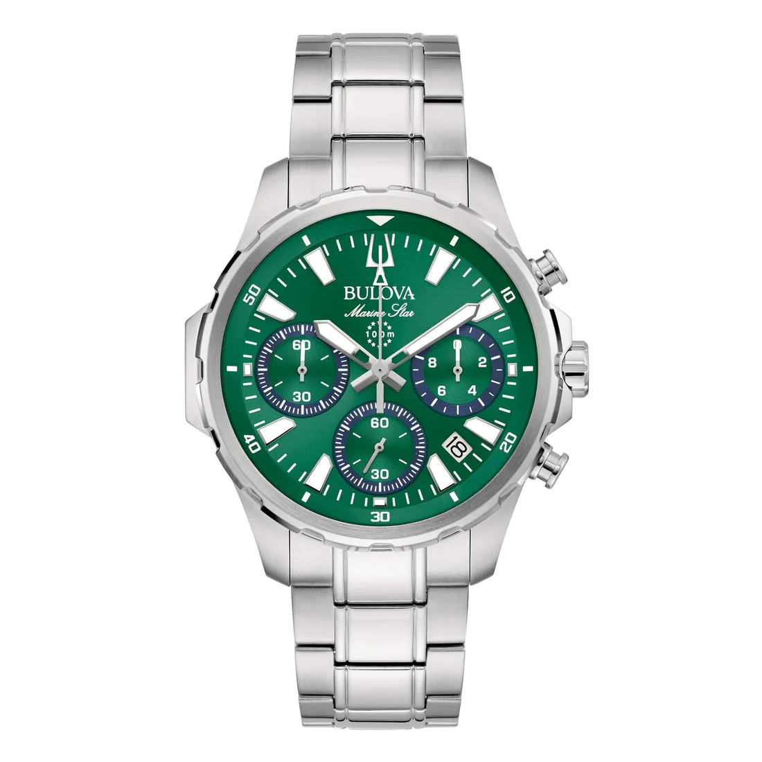Orologio Bulova 96B465 Marine Star crono verde contatori a contrasto