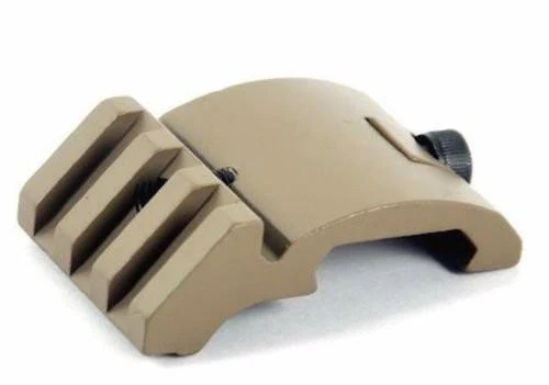 Dark Earth Ultra Low Profile Offset Picatinny Rail Mount 45 Degree 20mm Side