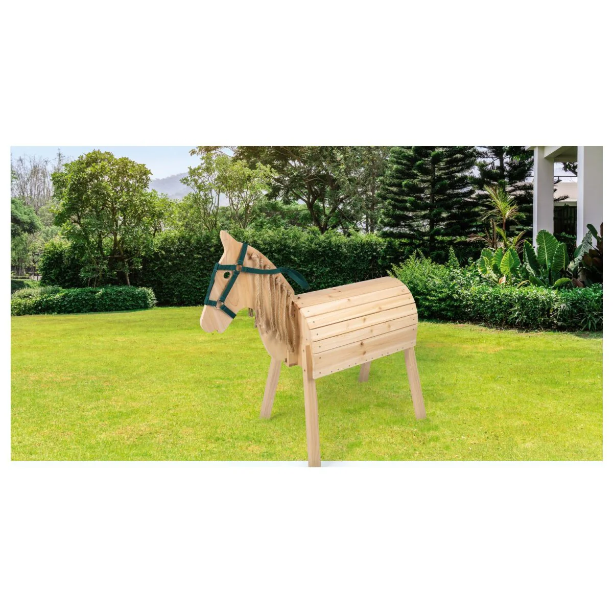 Playtive houten paard van echt hout, in hoogte verstelbaar - B-keus als nieuw