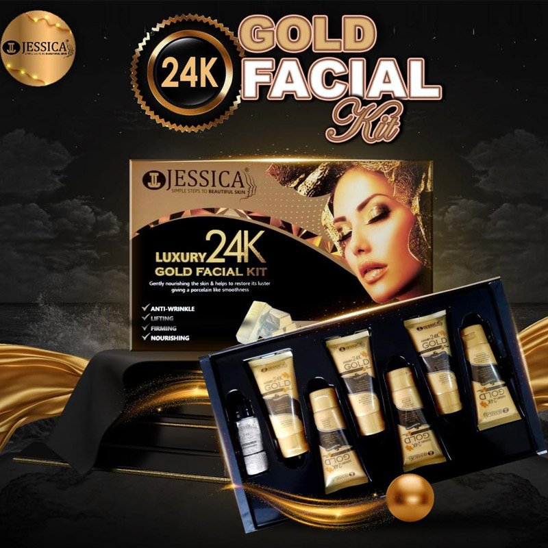 Jessica Luxury 24K Gold Facial Kit �?Now in Convenient Tubes