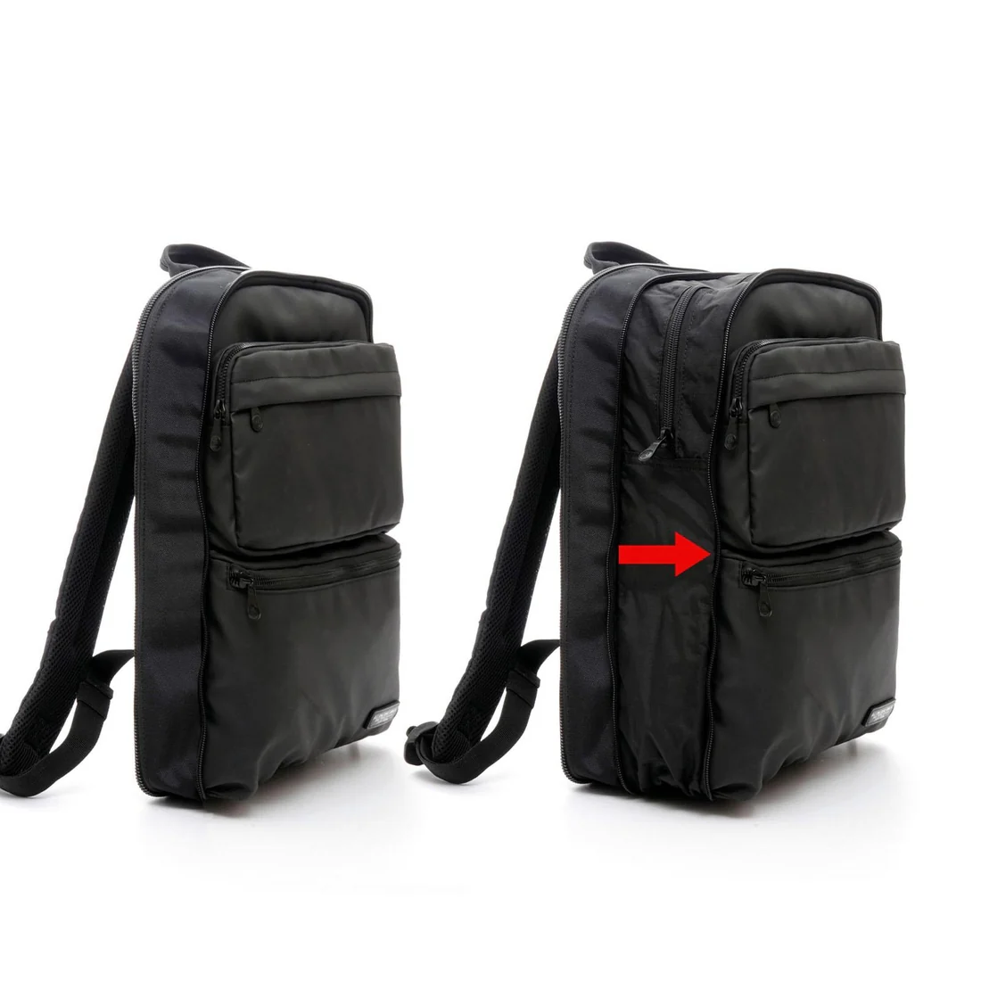 Zaino Round Bully Spalding & Bros estensibile nylon gommato nero 309191U900