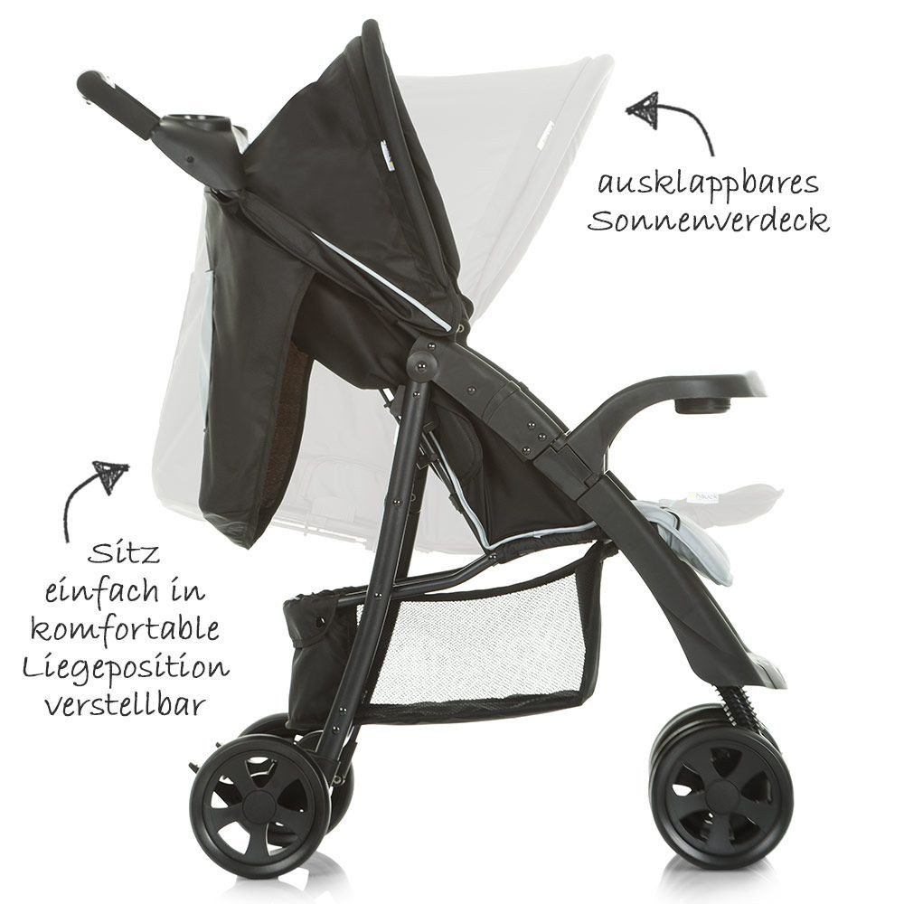Kinder-Buggy Shopper Neo II - Caviar Silver