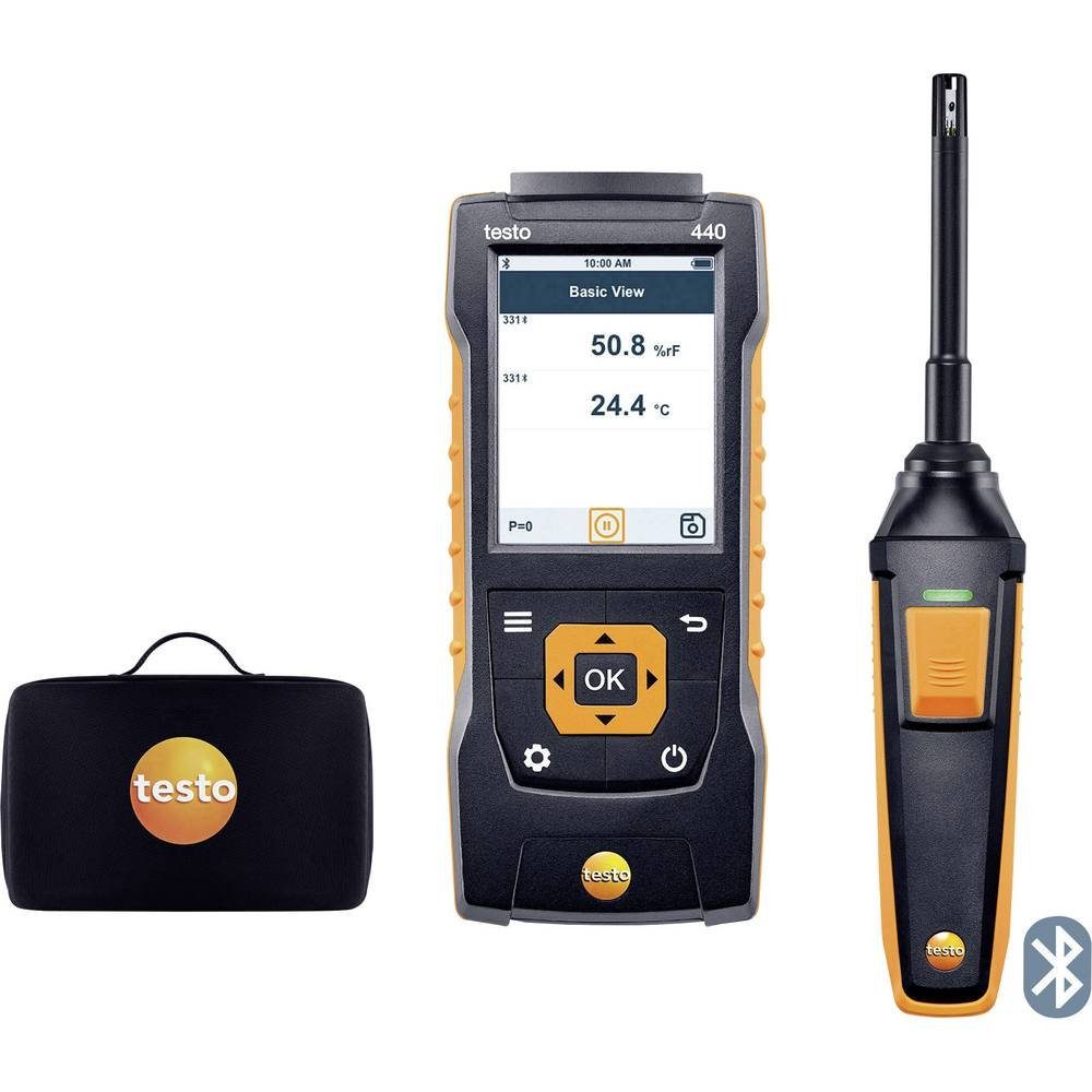 Hygrometer 440 Feuchte-Set mit Bluetooth®