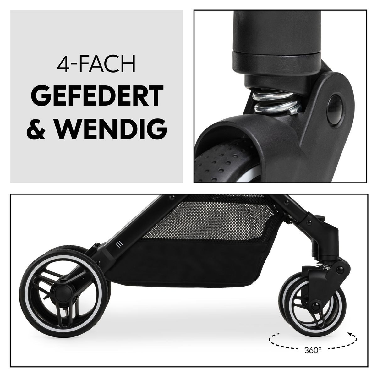 Kinder-Buggy Travel N Care Plus - Vanilla