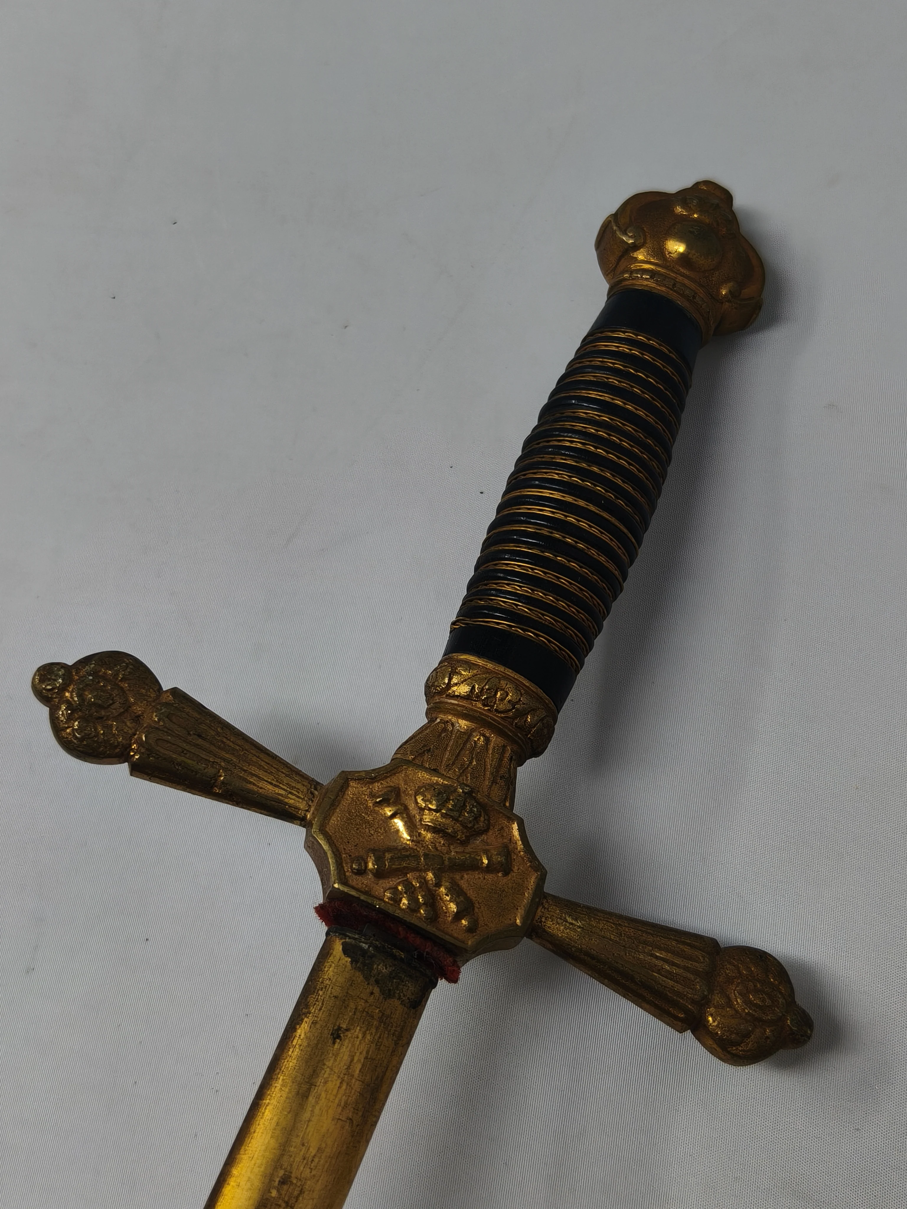 Artillery dress sword. Alphonso XIII