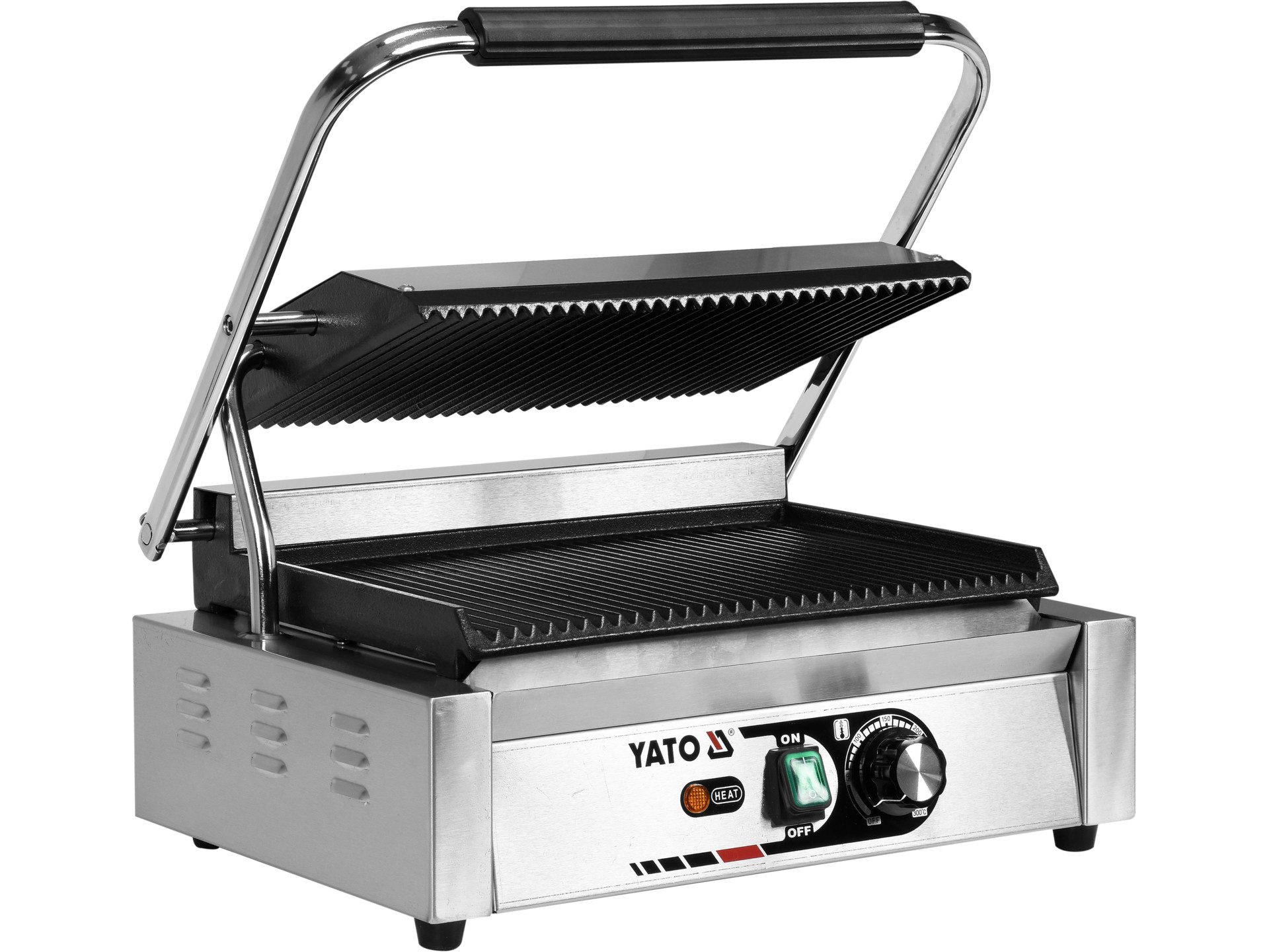 Elektrogrill Gastro Elektrogrill, Tischgrill 2200W 440x370x190mm
