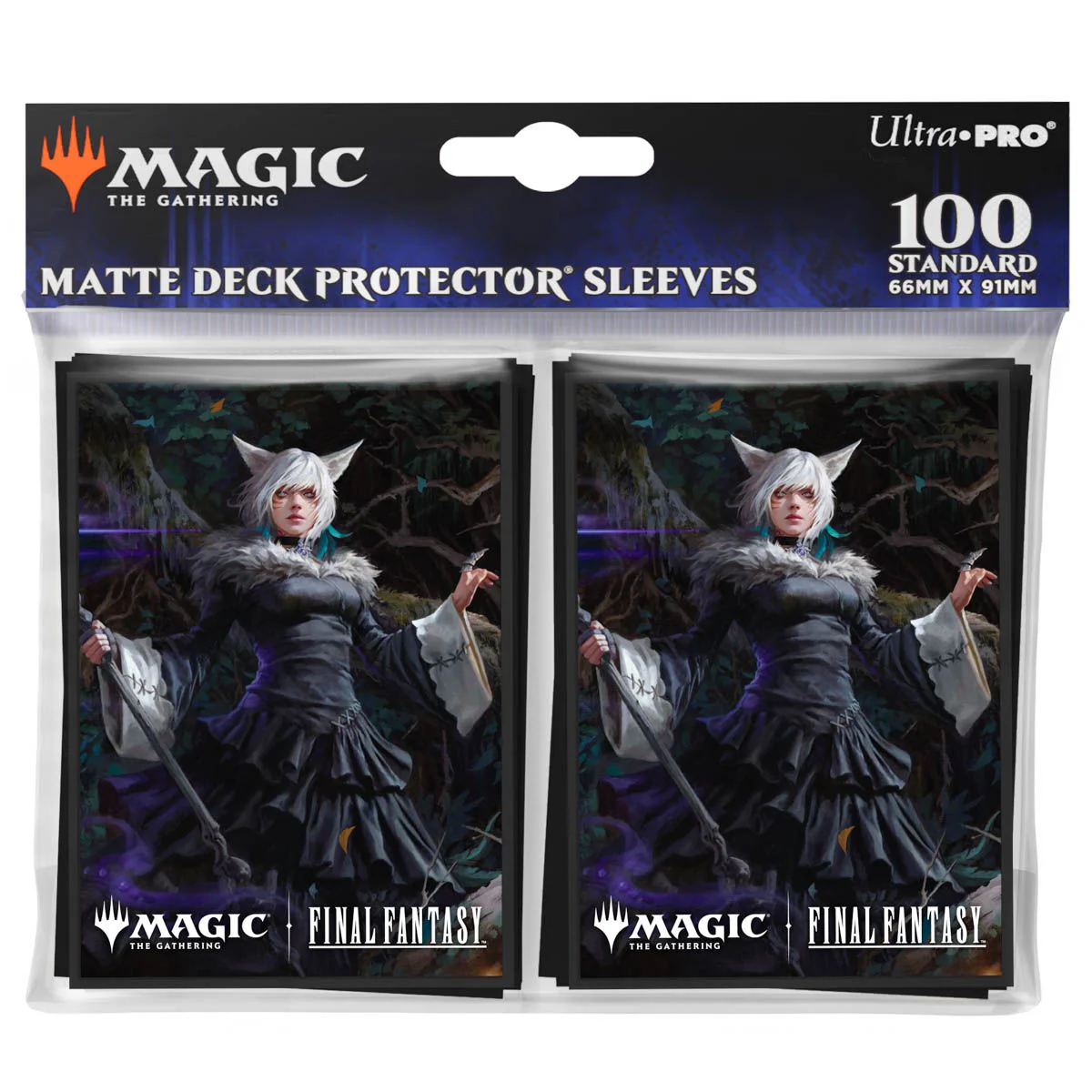 Ultra Pro: UP38702 Magic the Gathering - FINAL FANTASY 100ct Deck Protector Sleeves Commander B MtG