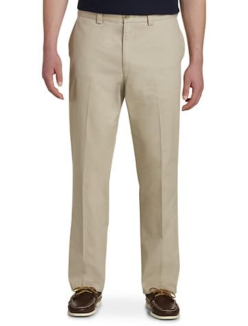 Harbor Bay by DXL Big and Tall by Big and Tall Waist Relaxer Pants at Amazon Men’s Clothing store