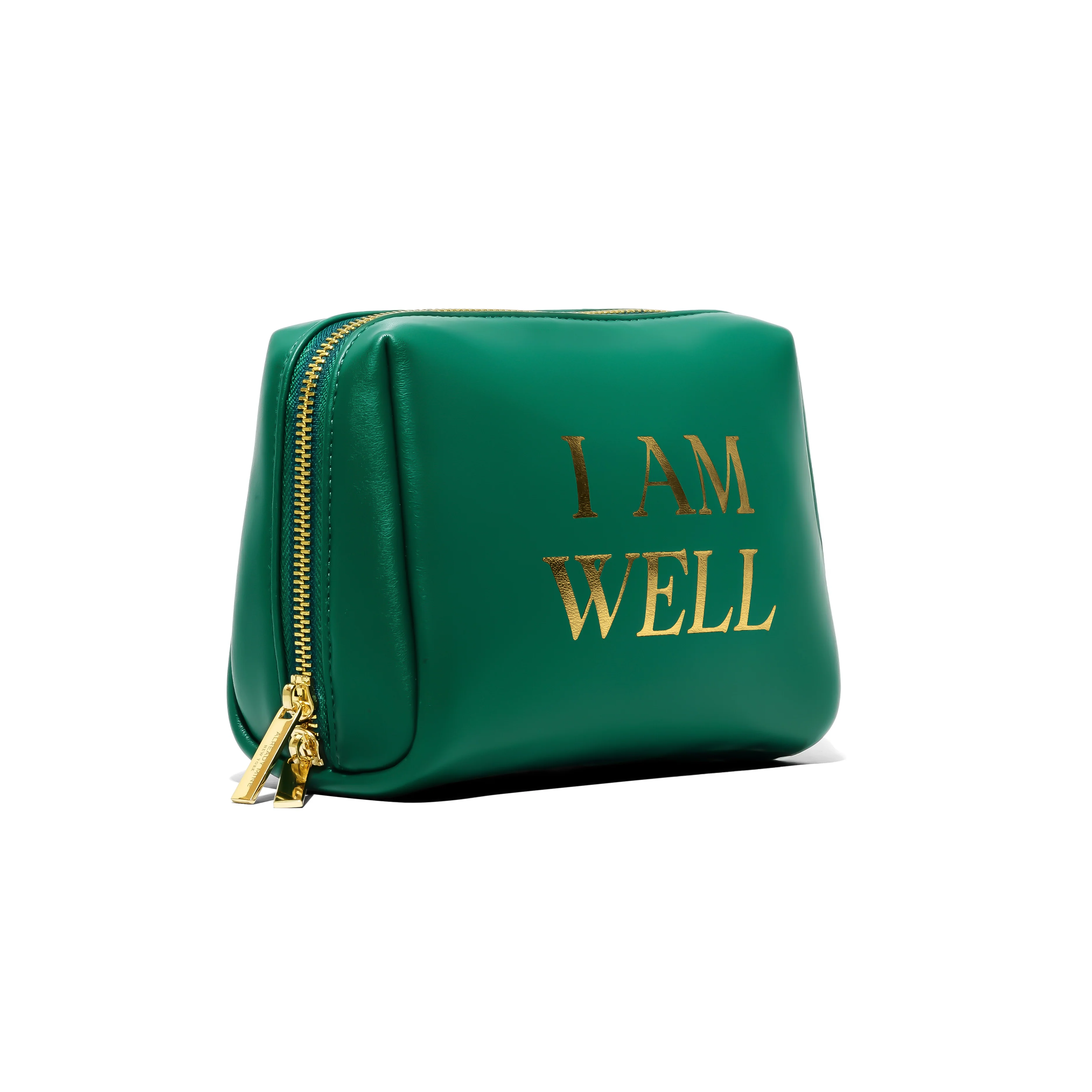 I AM WELL Wellness Pouch �C Emerald Green
