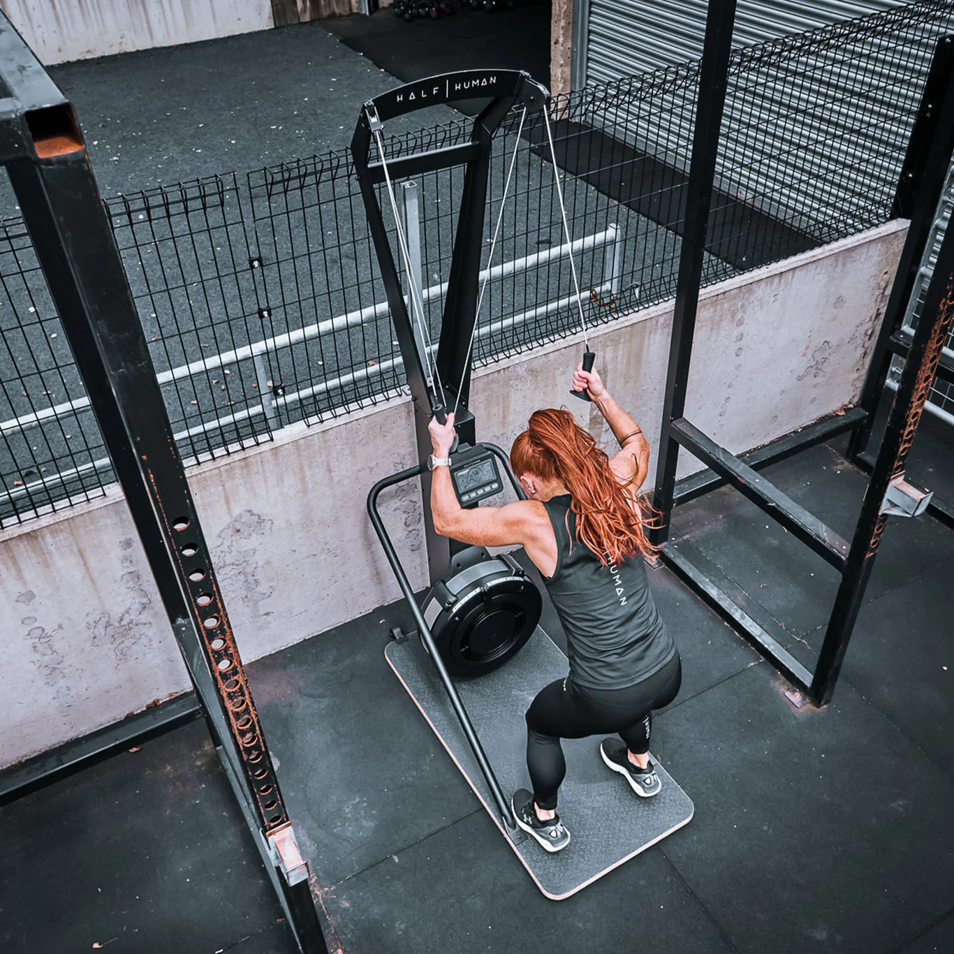 Half Human Lucht Skimachine met Vloerstandaard