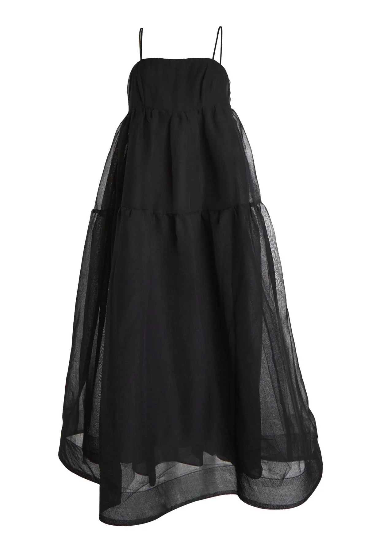 Tiffany Black Empire Line Midaxi Cami Dress