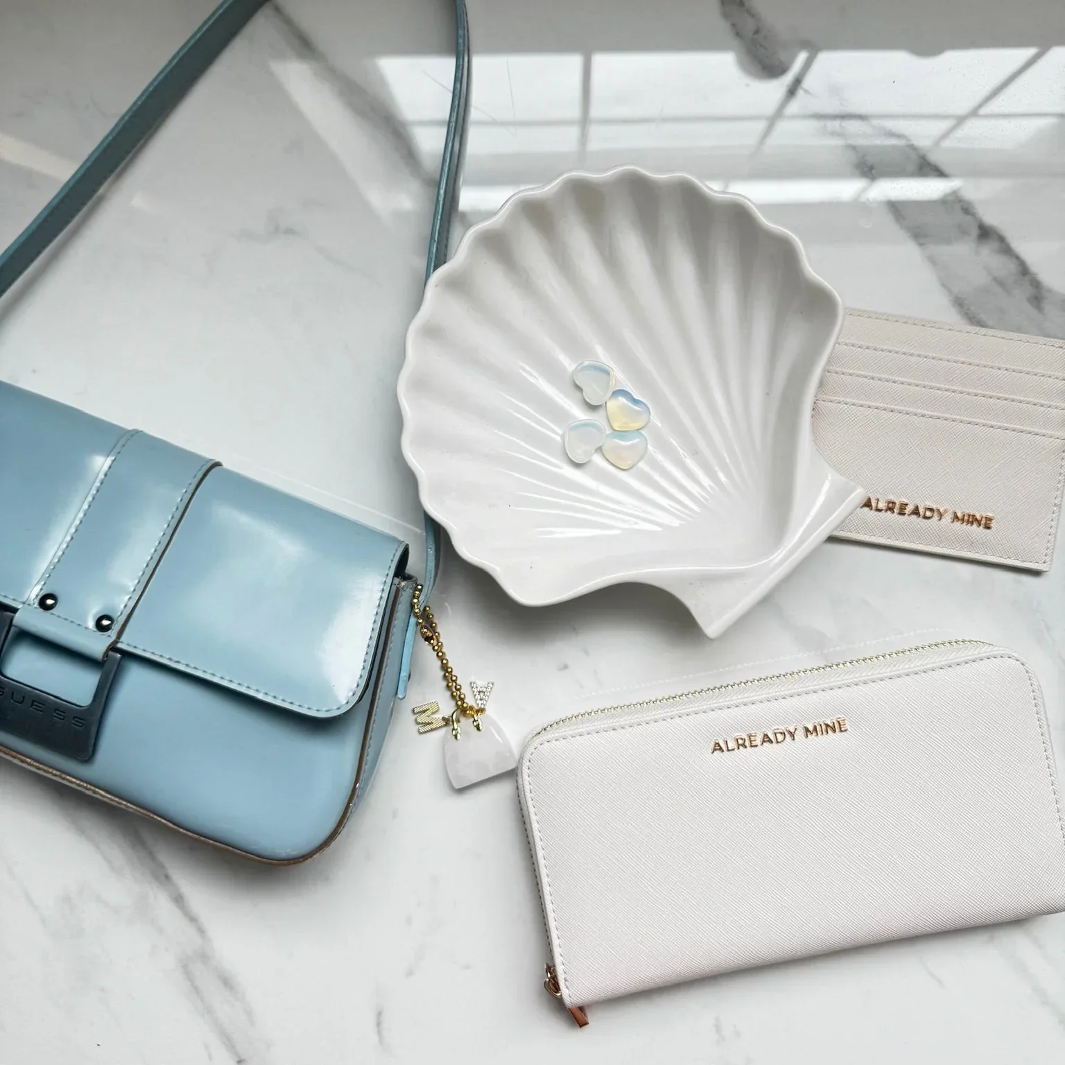 Ecru Card Holder - Calm & Ease