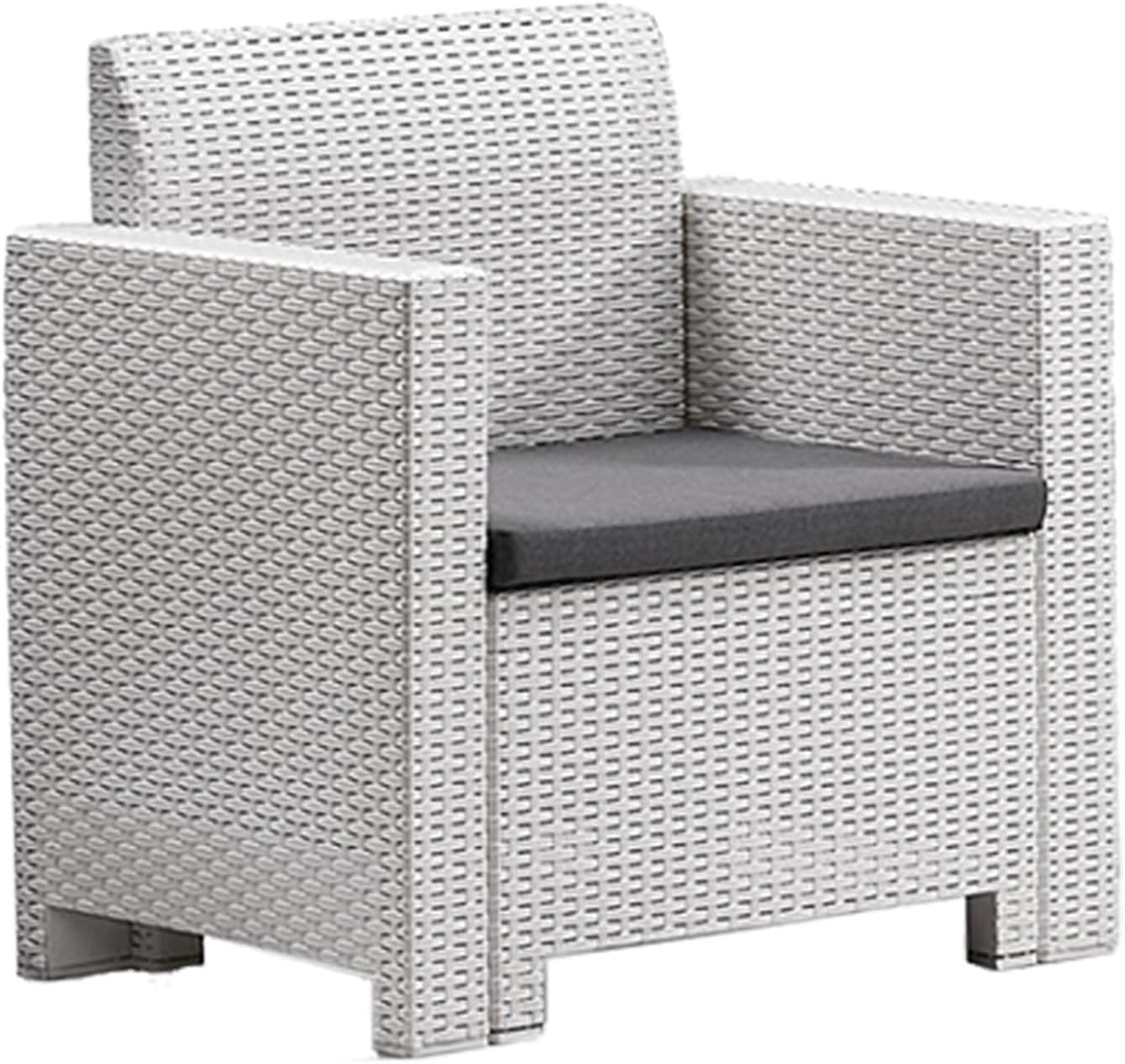 BICA 9067 Nebraska 4-Seater Living Room Set, White, 281 x 155 x 79 cm