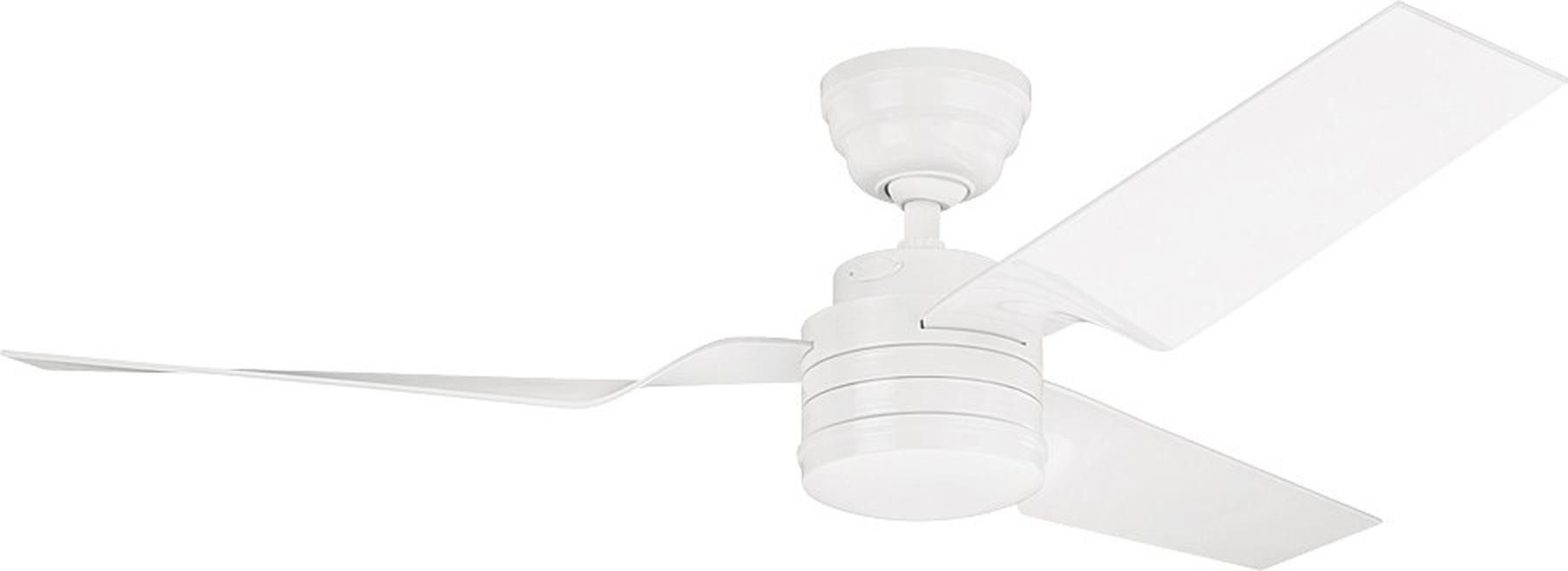 Deckenventilator Deckenventilator Flight Weiß 132 cm mit Wandschalter