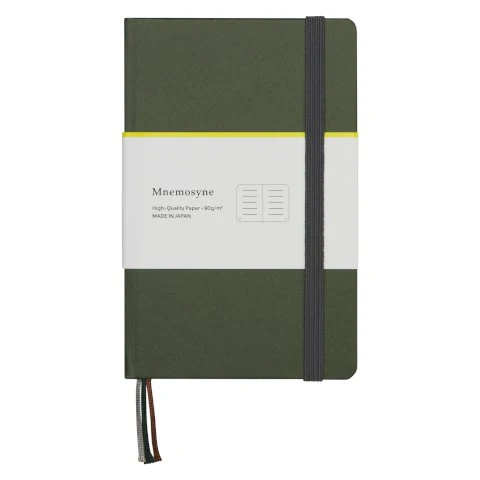 Maruman Mnemosyne A6 Journal - 6.5mm Lined - Deep Green