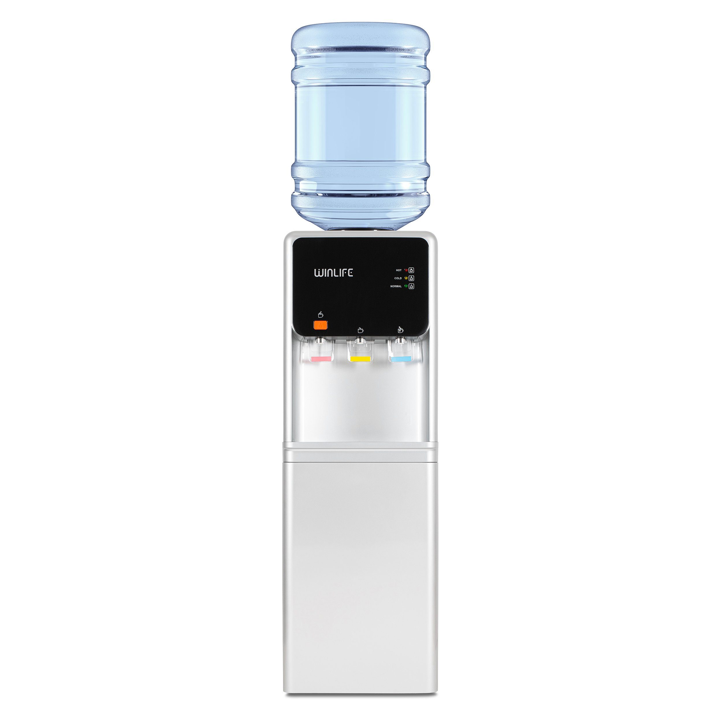 Heißwasserspender WINLIFE® Elektrischer Wasserspender Mini + Wasserspender Groß Silber