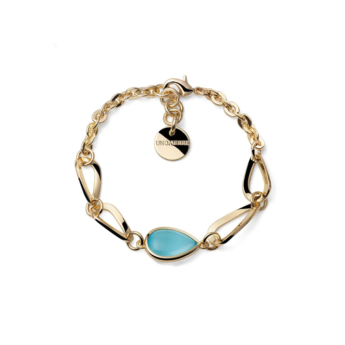 Bracciale Unoaerre Joya goccia azzurra 2825