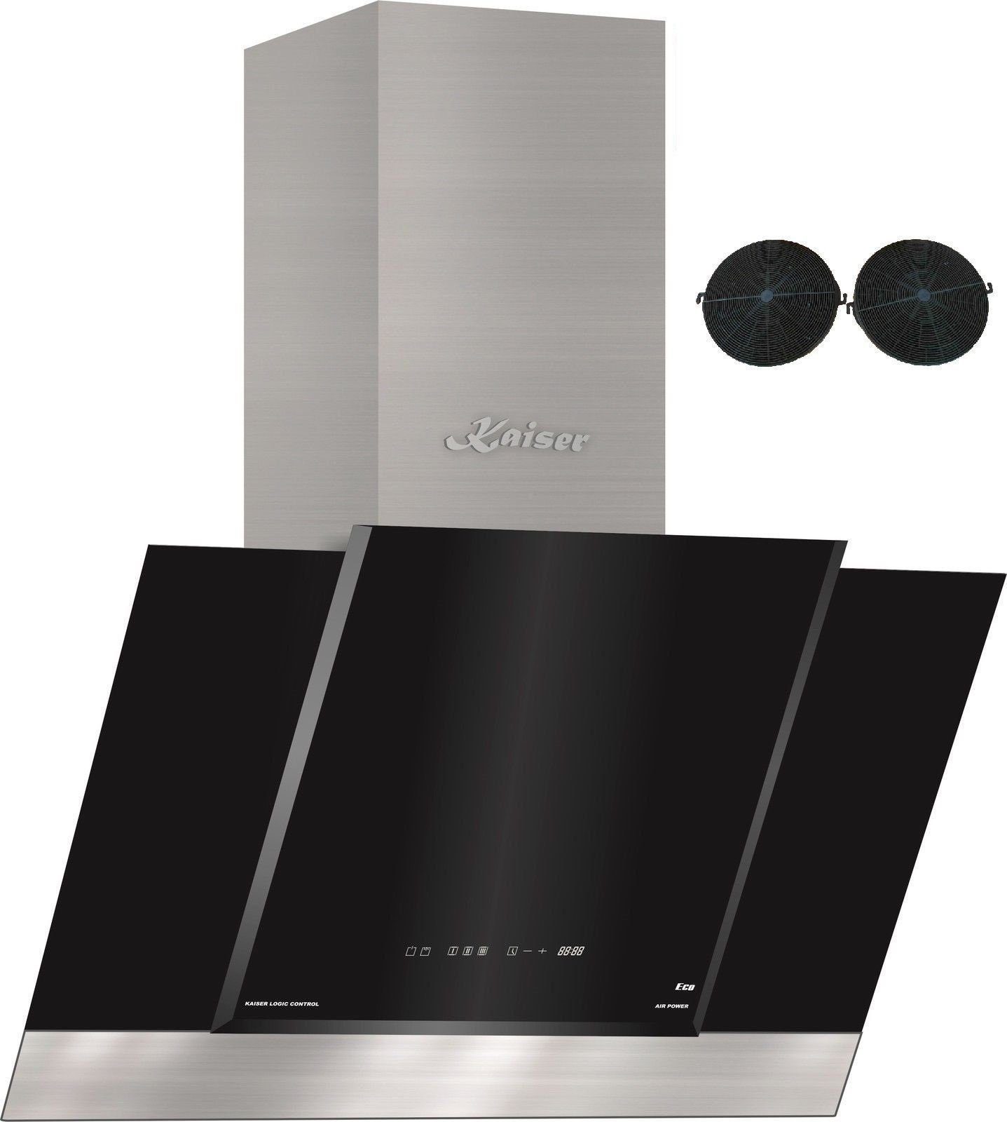 Kopffreihaube AT 8438 F ECO+Umluftset,Dunstabzugshaube, 80 cm,910 m³/h
