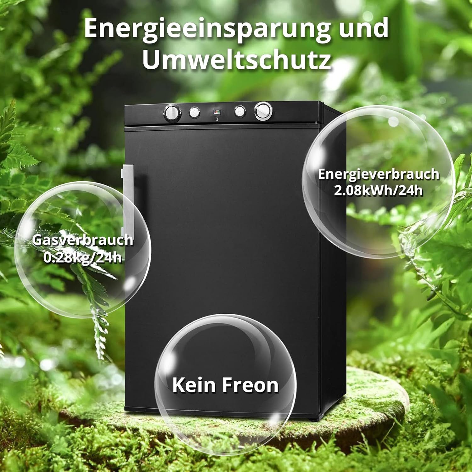 Kühl-/Gefrierkombination DSG-100B2E-A 220V 12V Gas