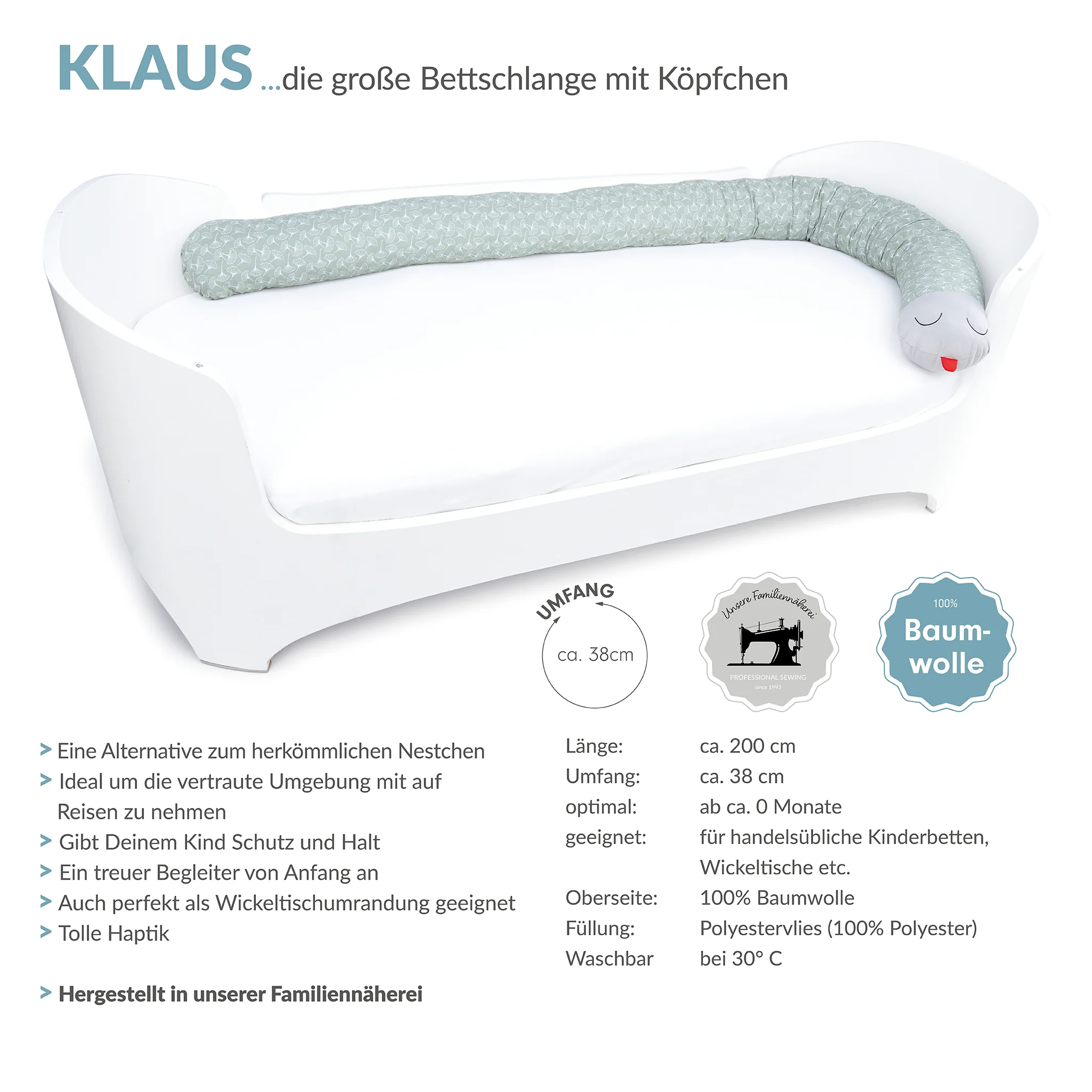 KLAUS Bettschlange
