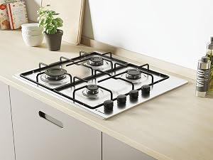 piastra piano cottura 4 fuochi quattro zone gas 60 cm da incasso misto iseasy bosch electrolux