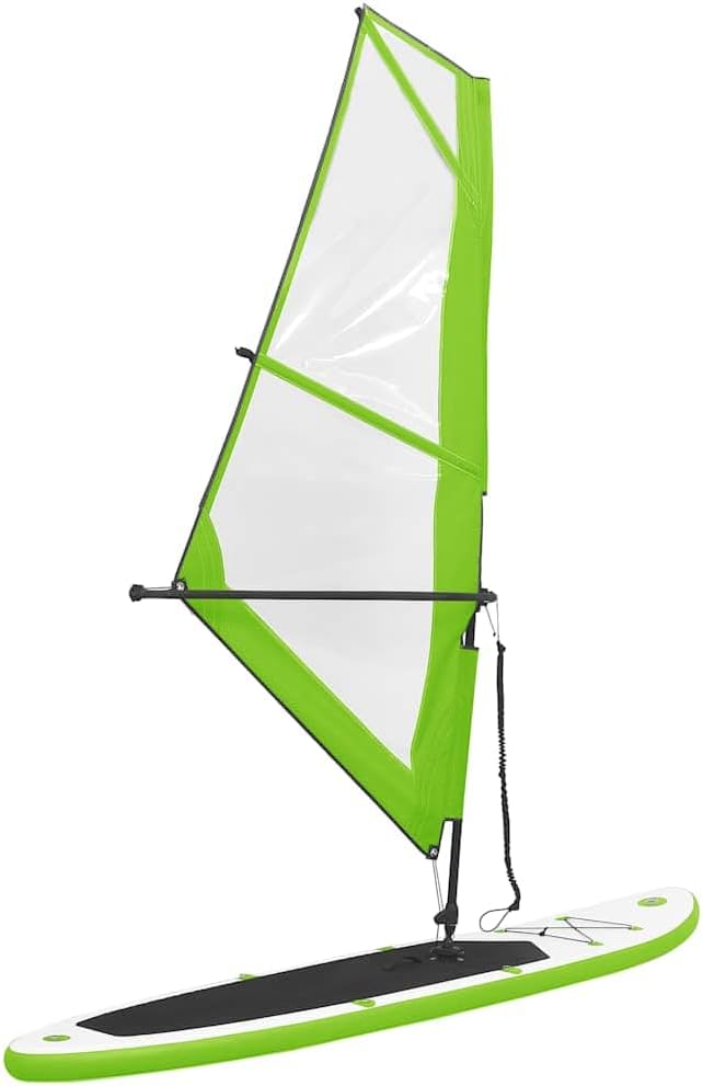 vidaXL Set Tavola Gonfiabile da SUP e Vela Prodotti da Windsurf Colori Diversi