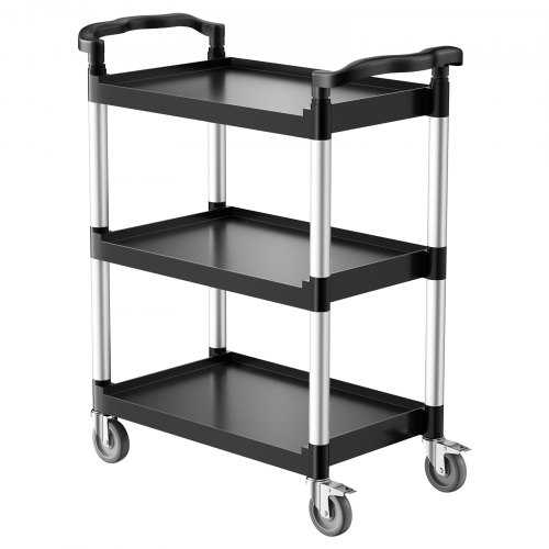 VEVOR Mehrzweckwagen 136kg 3-stufig Servicewagen Werkzeugwagen 880x410x990mm