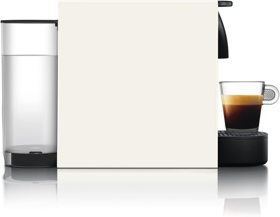 Krups Nespresso Essenza Mini XN1101, Coffee Machine, Nespresso Capsule System, Water Tank 0.6L, White