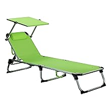 lettino kamp verde