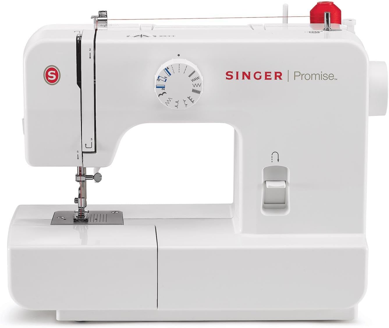 Singer Macchina per Cucire Meccanica Promise 1408, 14 operazioni di Cucito, Bianco