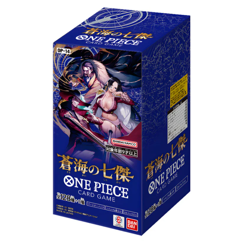 One Piece -  [OP-14] The Azure Sea's Seven (Japanese)