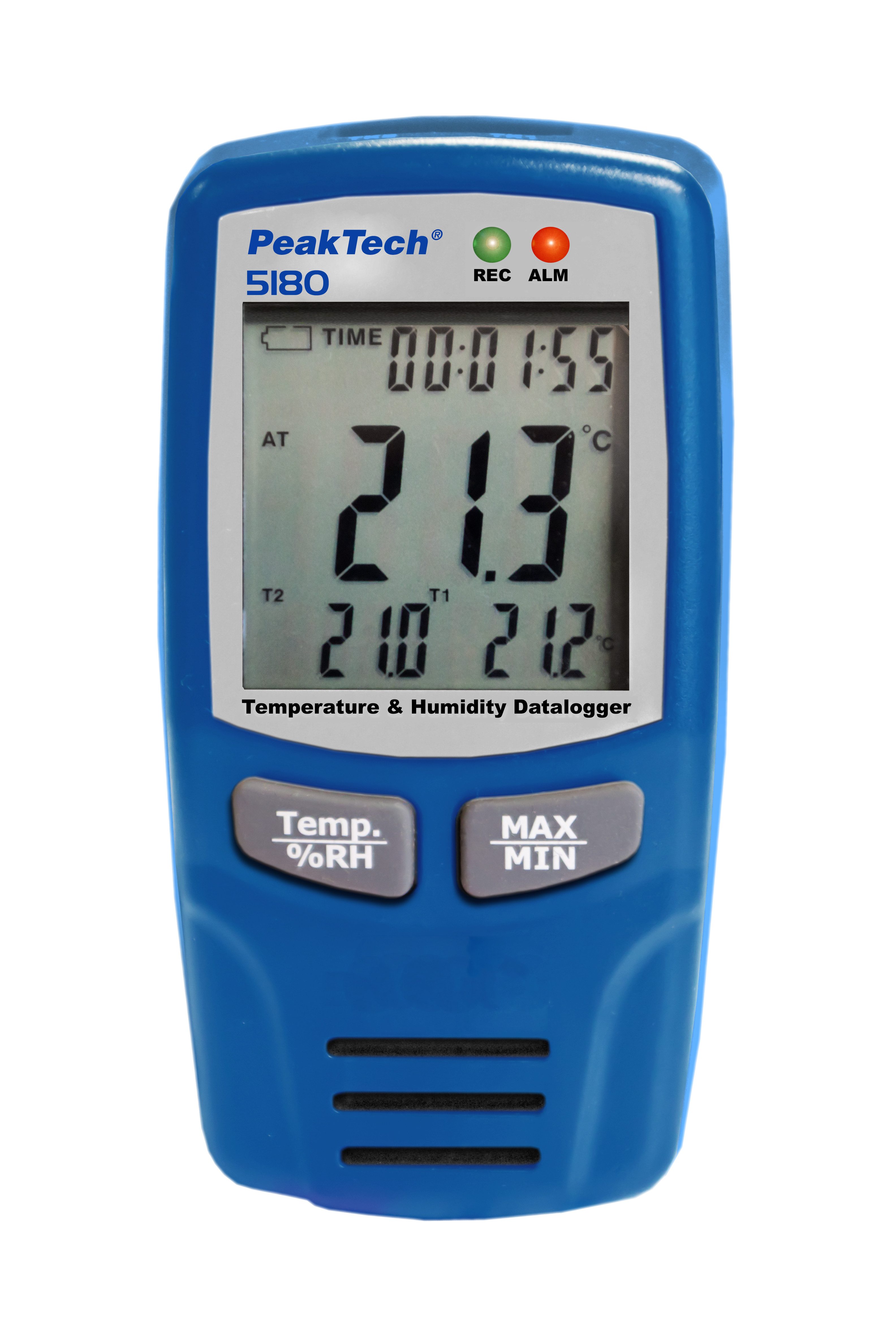 Klimamesser Temperatur- und Luftfeuchtigkeits-Datenlogger -40.+70°C