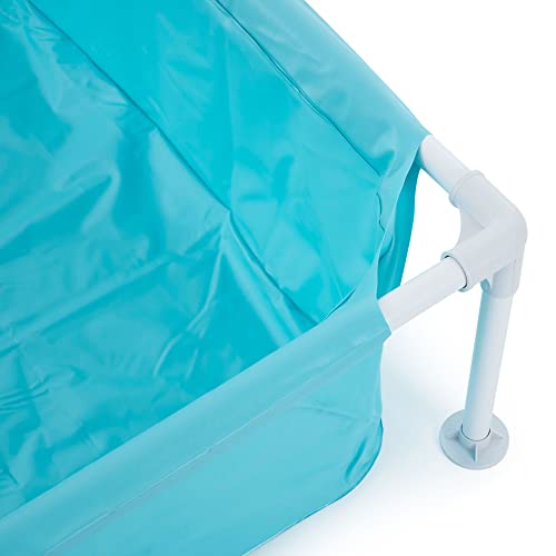 Intex 4ft x 4ft x 12in Mini Frame Kids Beginner Kiddie Swimming Pool (3 Pack) : Giochi e giocattoli