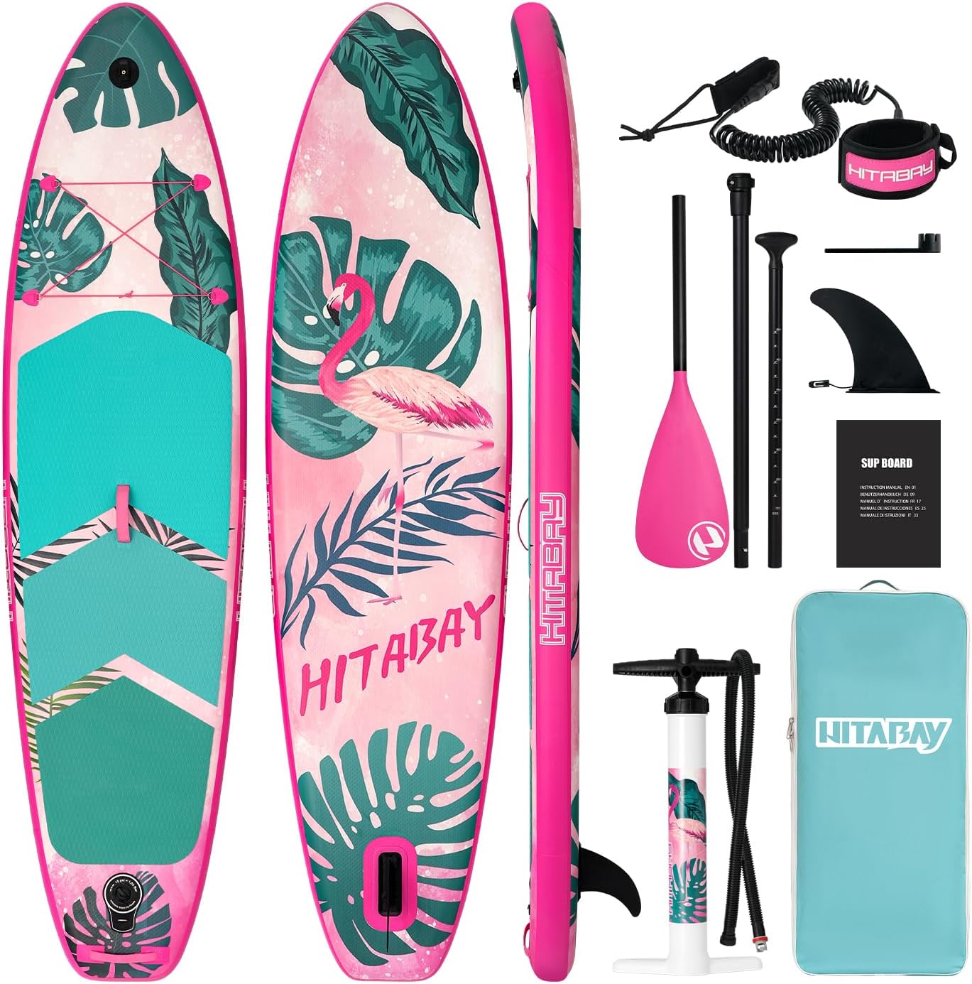 Tavola SUP Gonfiabile con Accessori Completi, Tavola da Paddle Surf Gonfiabile 320 x 81 x 15 cm, Capacità di Carico Massima 150kg, Unisex-Adulto Stand Up Paddle Board