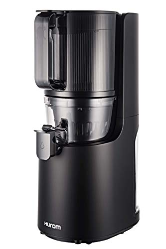 Hurom H200 Easy Clean Slow Juicer, Matte Black | Hands Free | Hopper Fits Whole Produce | Quiet Motor | Scrub Free Cleaning | BPA Free | Easy Assembly | Healthy Living | Cold Press Masticating Juicer : Health & Household