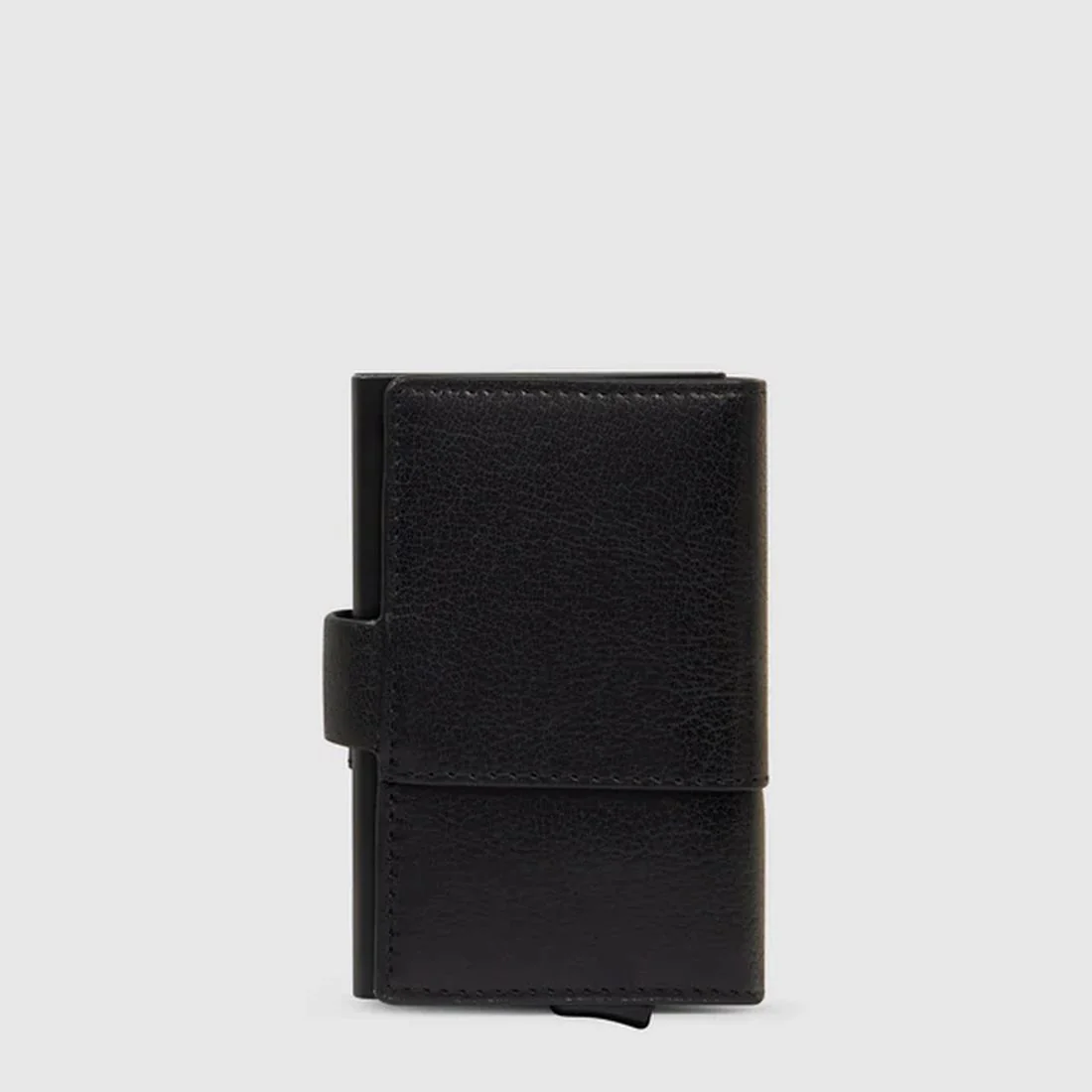 Portacarte Piquadro in pelle automatico con carte di credito nero PP5649S141R-N