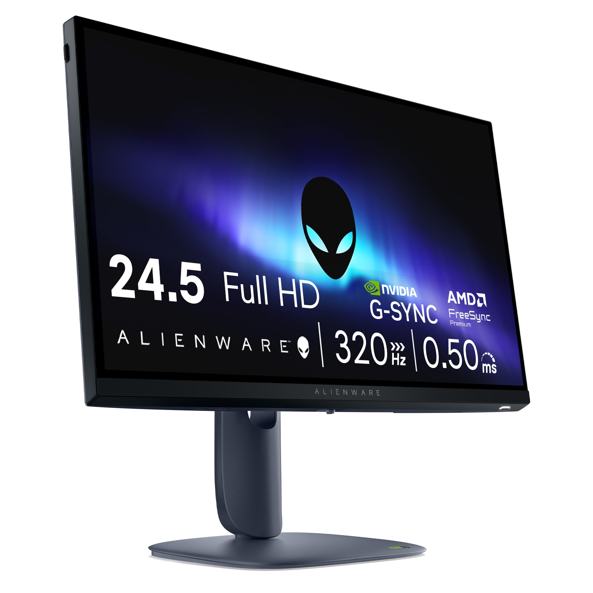 25 Zoll Gaming Monitor AW2525HM mit 320Hz Fast IPS Panel, FHD 1920x1080, matt, 0,5ms, G-SYNC und FreeSync Premium, höhenverstellbar
