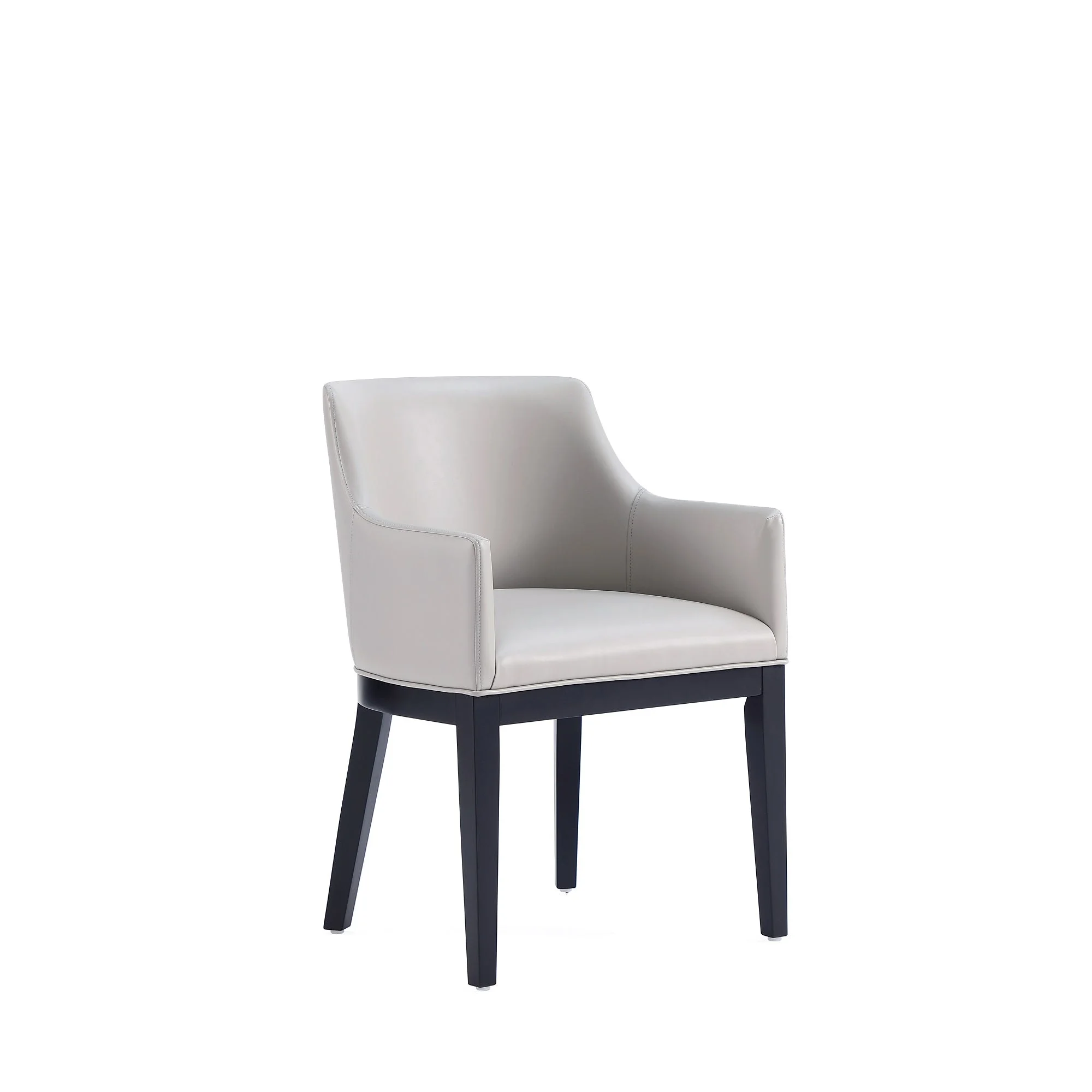 Gansevoort Modern Faux Leather Dining Armchair